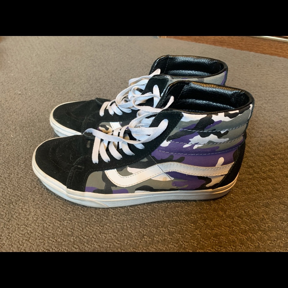 Vans SK8 HI Mens Canvas Lace Up High Top size 8.5